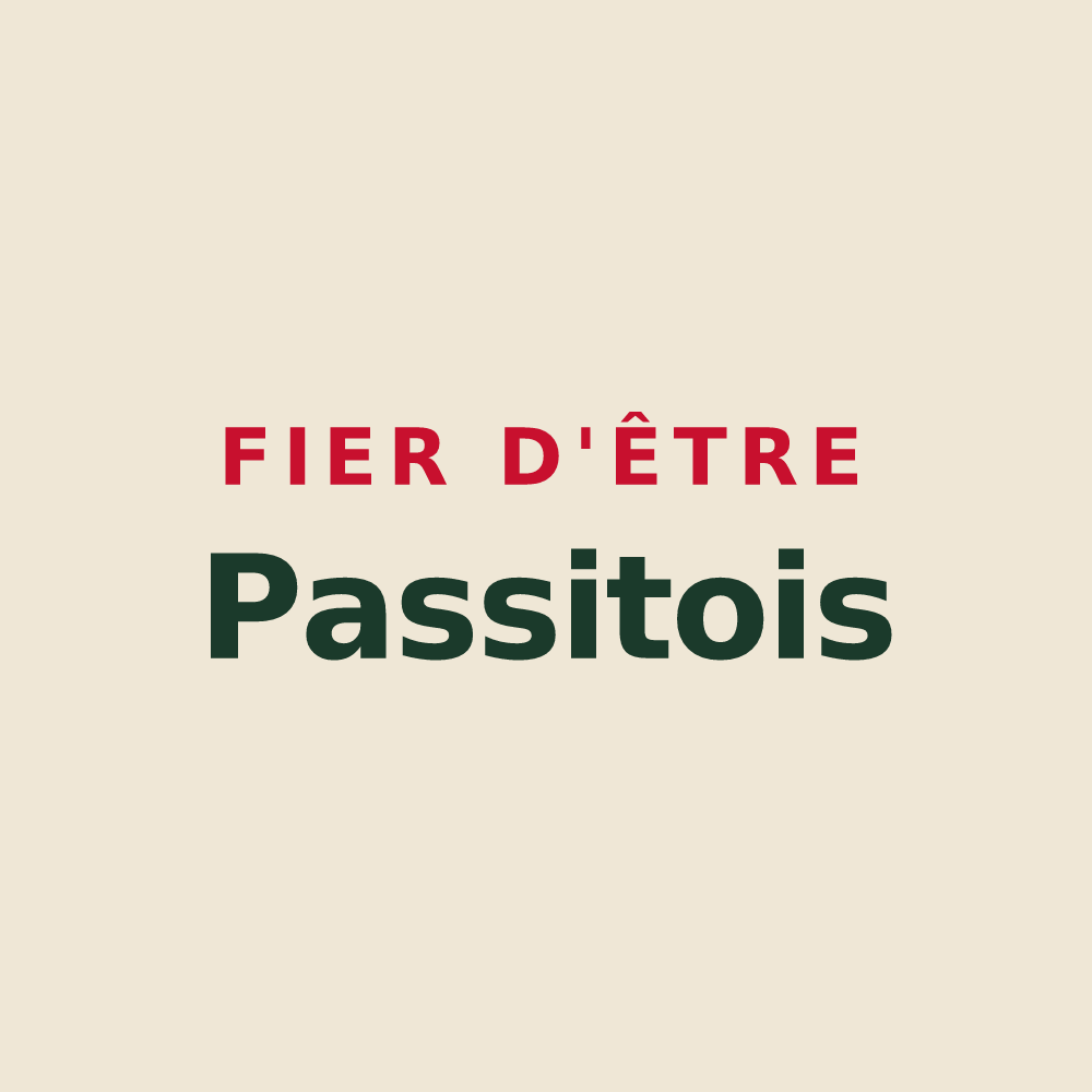 Tote bag « Fier d'être Passitois » — design pour Passy-sur-Seine