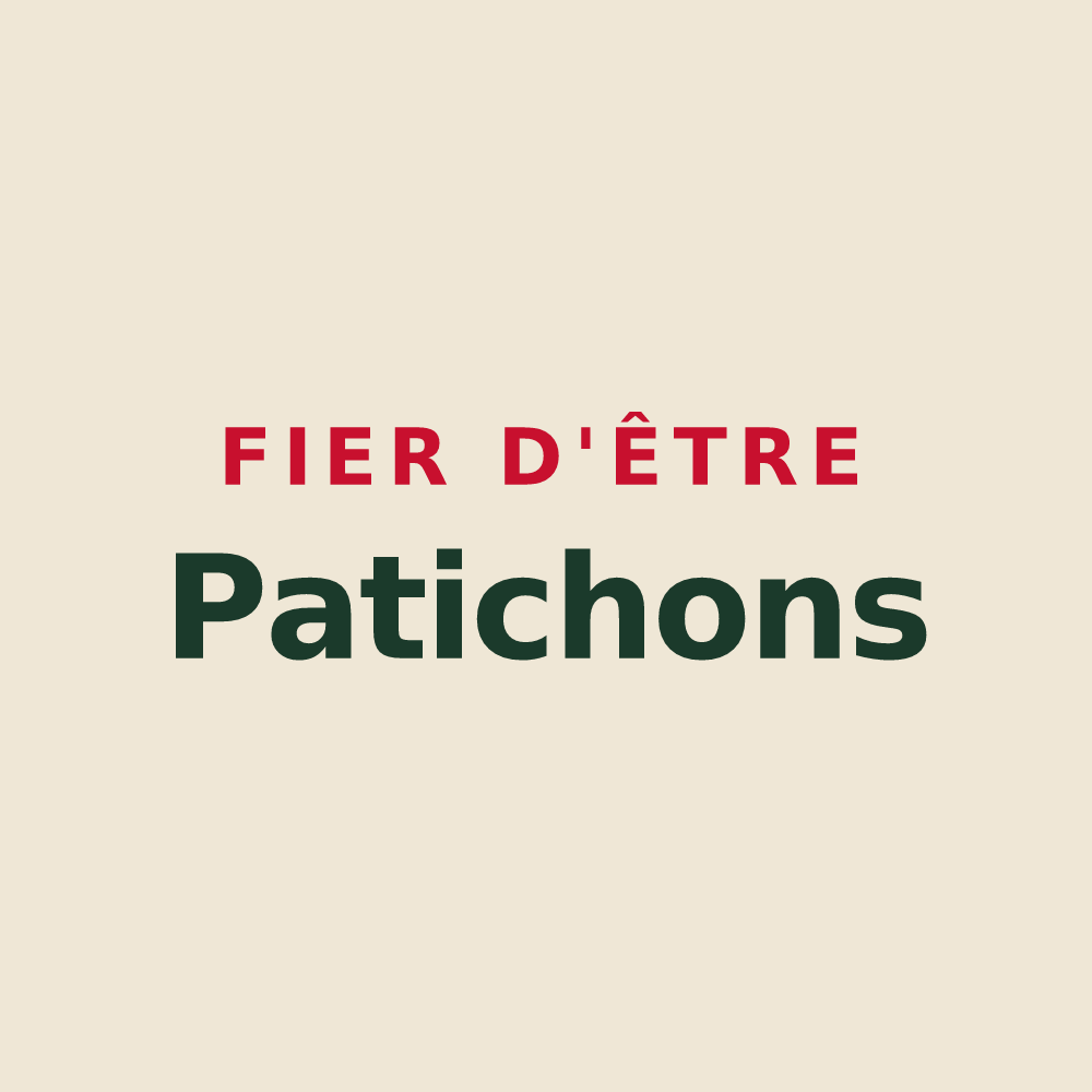 Tote bag « Fier d'être Patichons » — design pour Patay