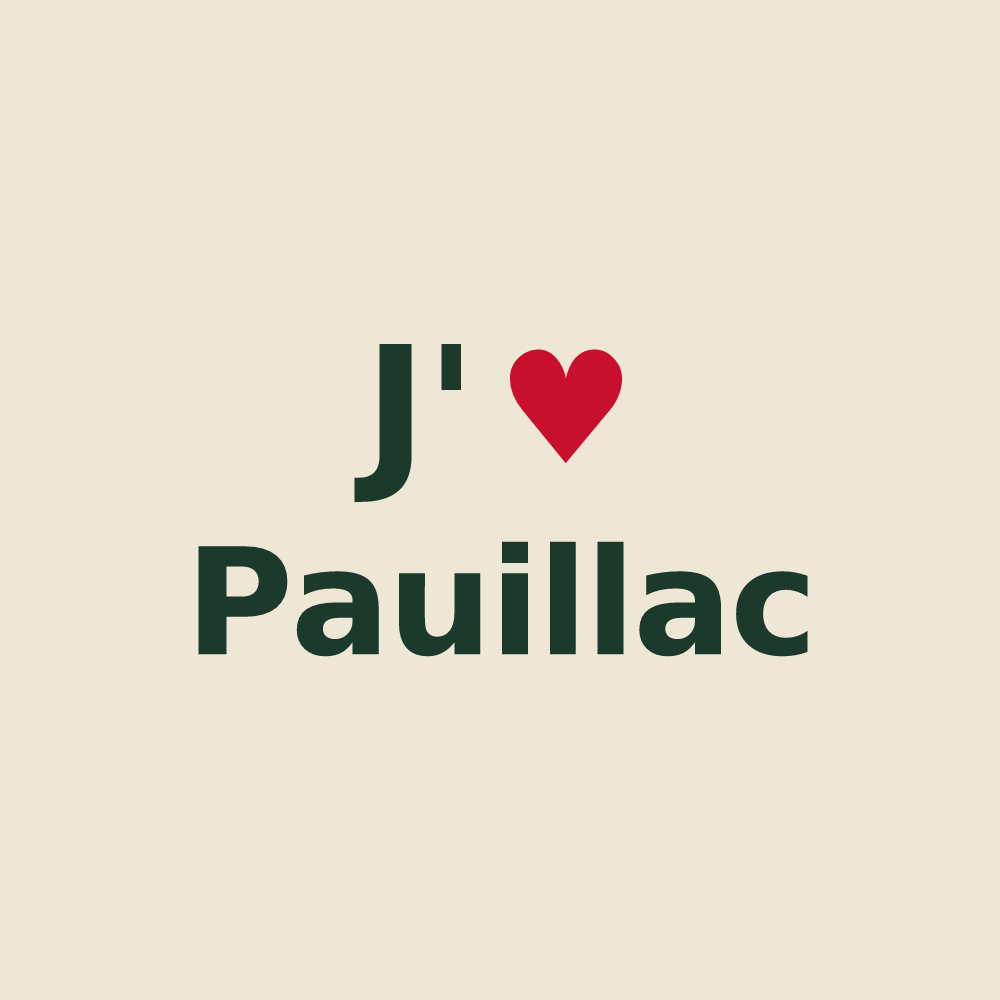 Tote bag personnalisé Pauillac — design J'aime Pauillac