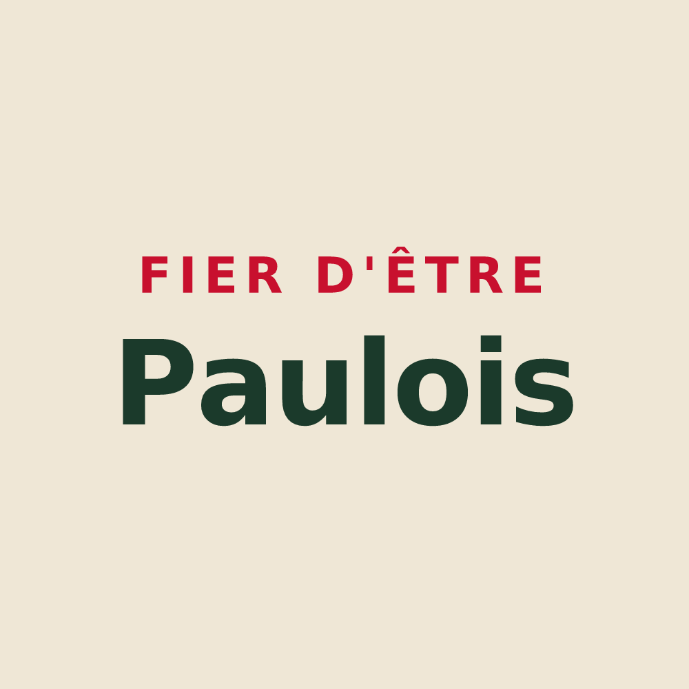 Tote bag « Fier d'être Paulois » — design pour Paule