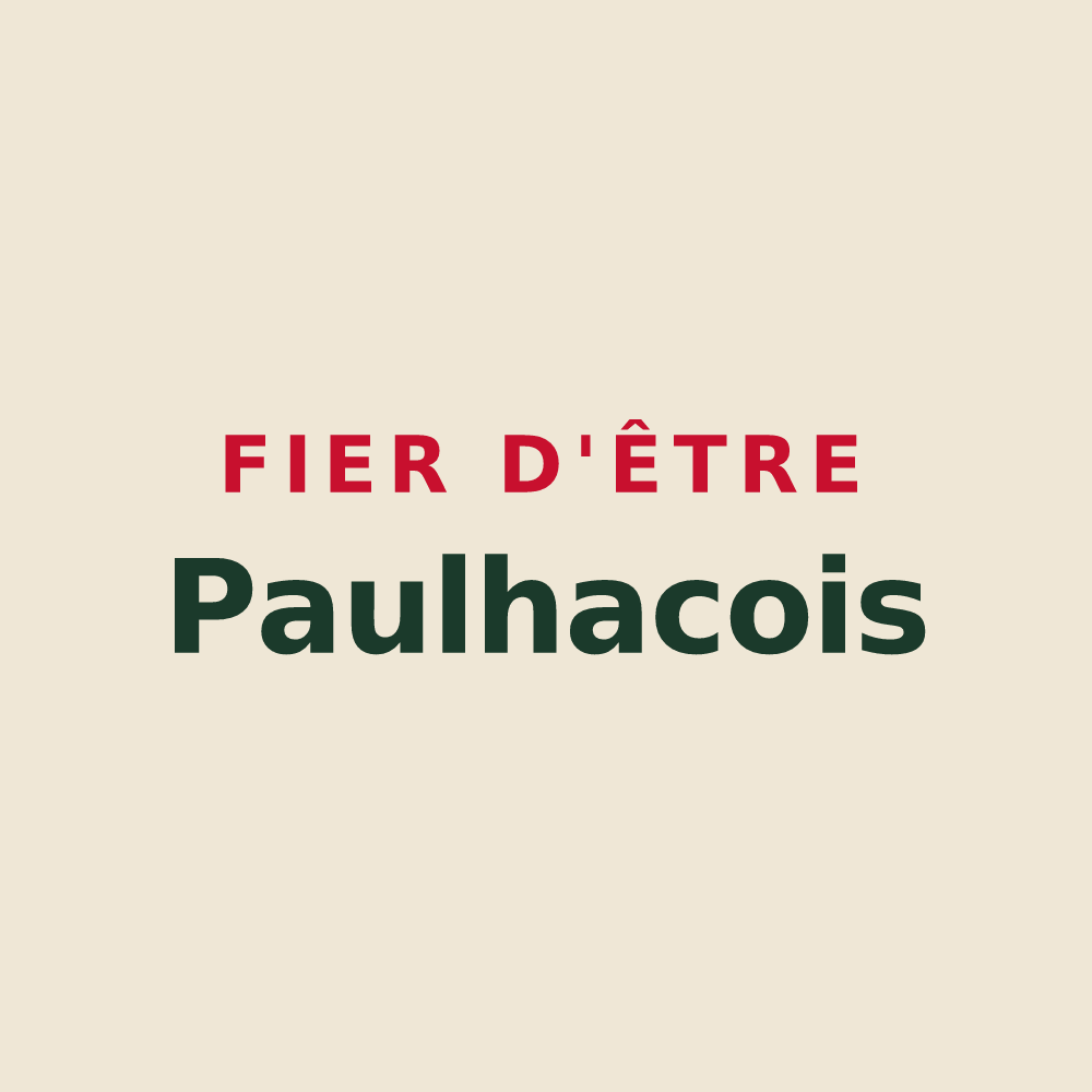 Tote bag « Fier d'être Paulhacois » — design pour Paulhac
