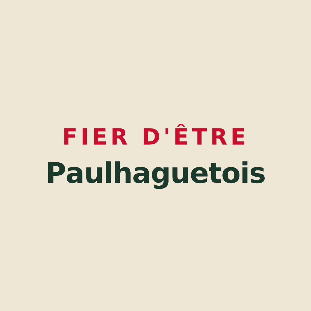 Tote bag « Fier d'être Paulhaguetois » — design pour Paulhaguet