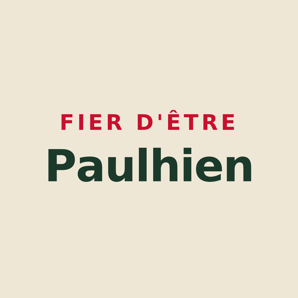 Tote bag « Fier d'être Paulhien » — design pour Paulhe