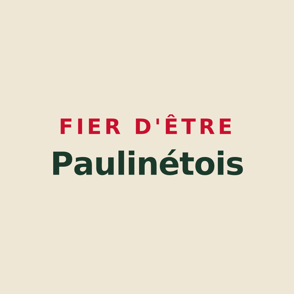 Tote bag « Fier d'être Paulinétois » — design pour Paulinet