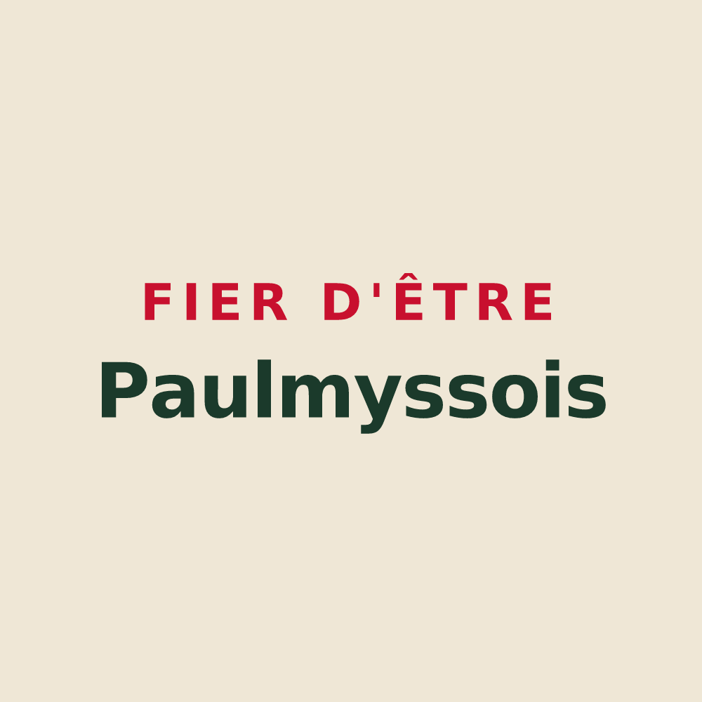 Tote bag « Fier d'être Paulmyssois » — design pour Paulmy