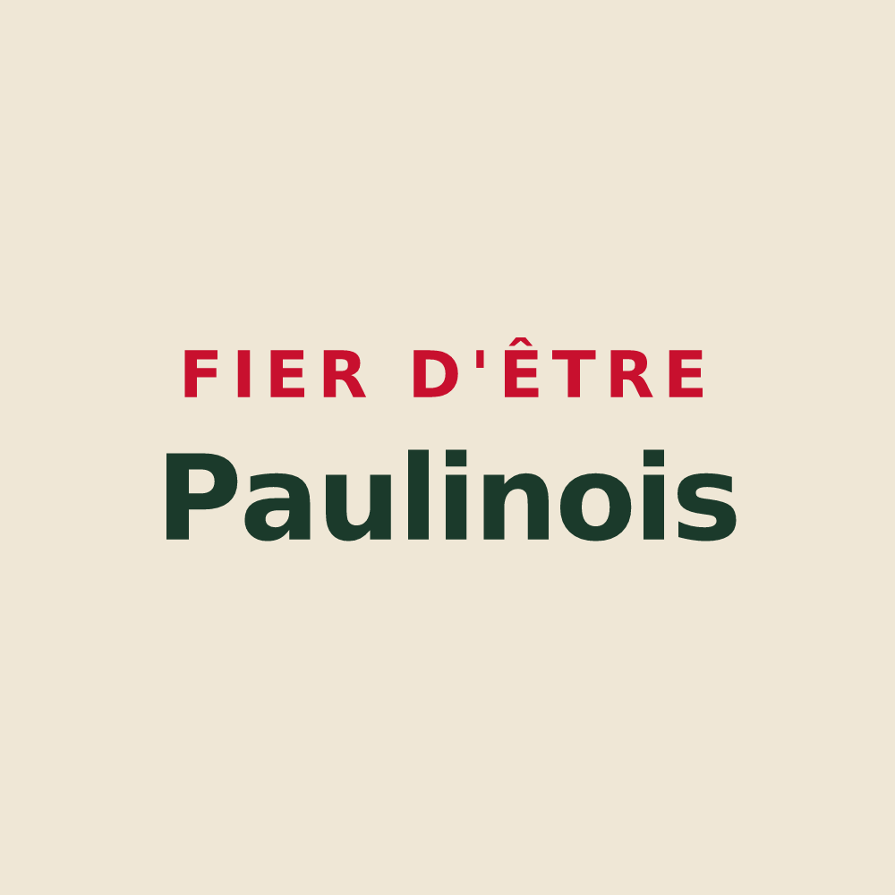 Tote bag « Fier d'être Paulinois » — design pour Paulnay