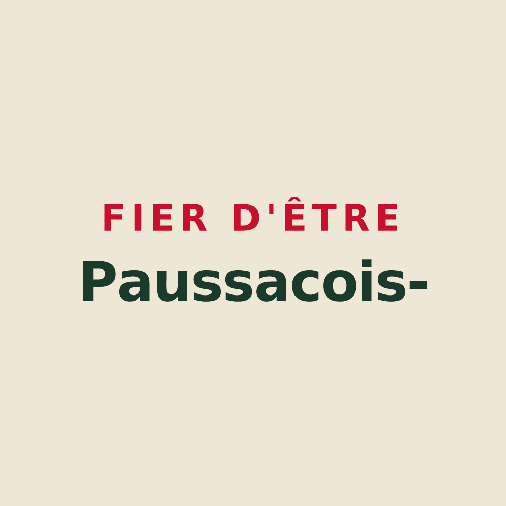 Tote bag « Fier d'être Paussacois- » — design pour Paussac-et-Saint-Vivien