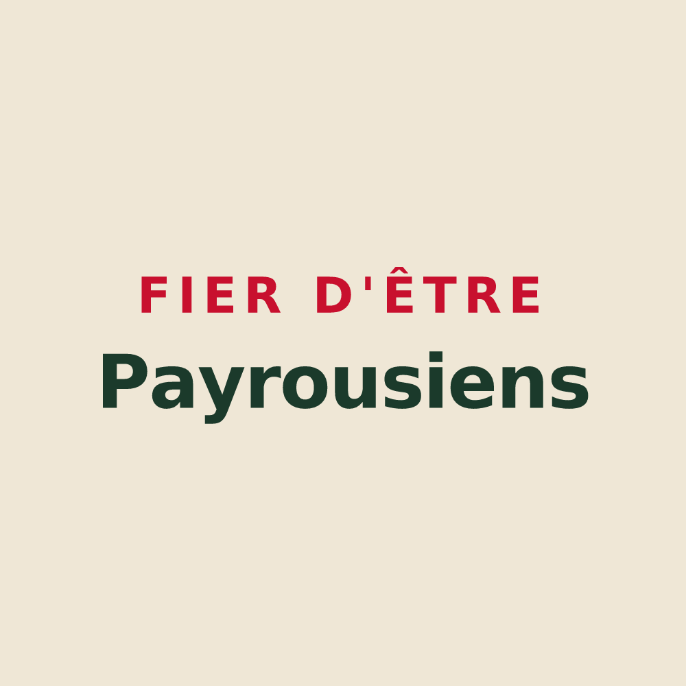 Tote bag « Fier d'être Payrousiens » — design pour Payroux