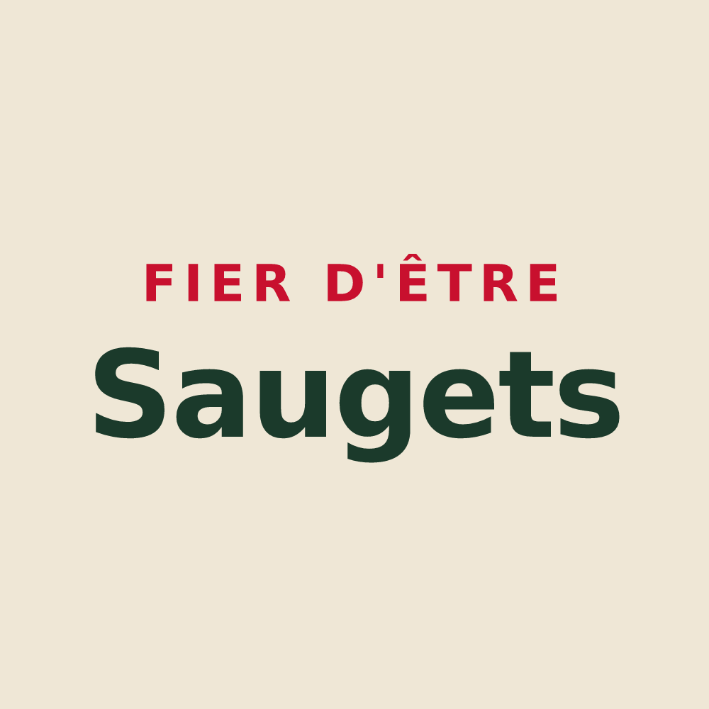 Tote bag « Fier d'être Saugets » — design pour Pays-de-Montbenoît
