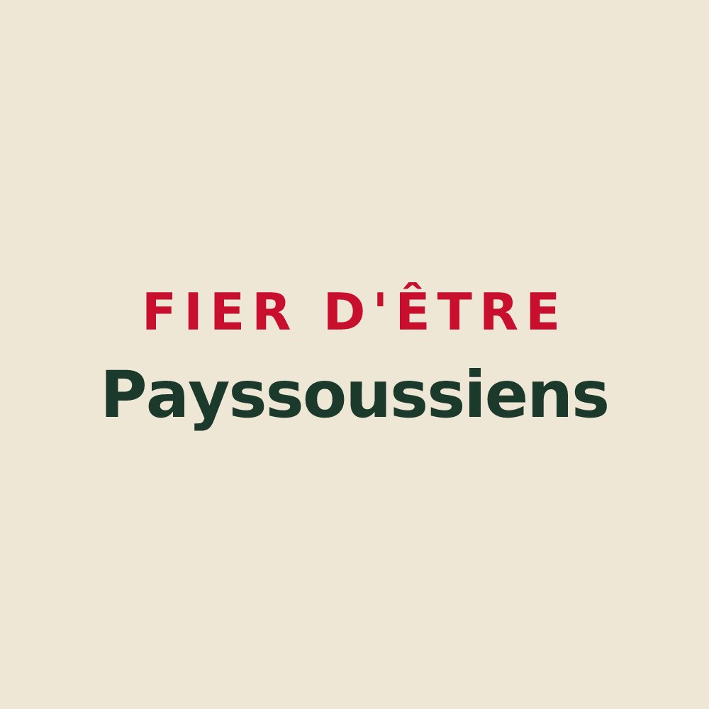 Tote bag « Fier d'être Payssoussiens » — design pour Payssous