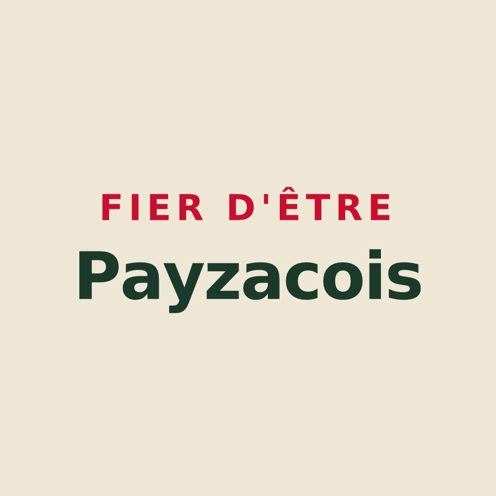 Tote bag « Fier d'être Payzacois » — design pour Payzac