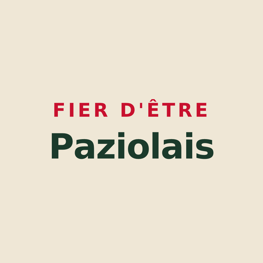 Tote bag « Fier d'être Paziolais » — design pour Paziols