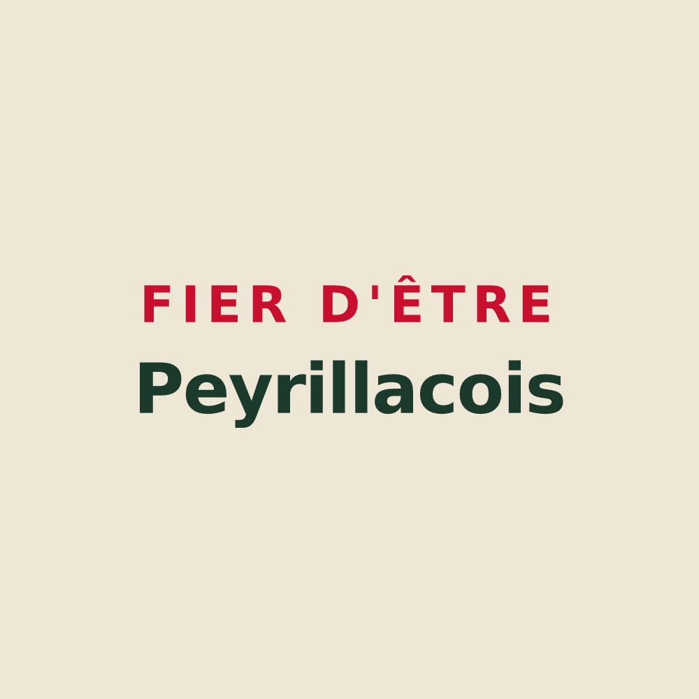 Tote bag « Fier d'être Peyrillacois » — design pour Pechs-de-l'Espérance