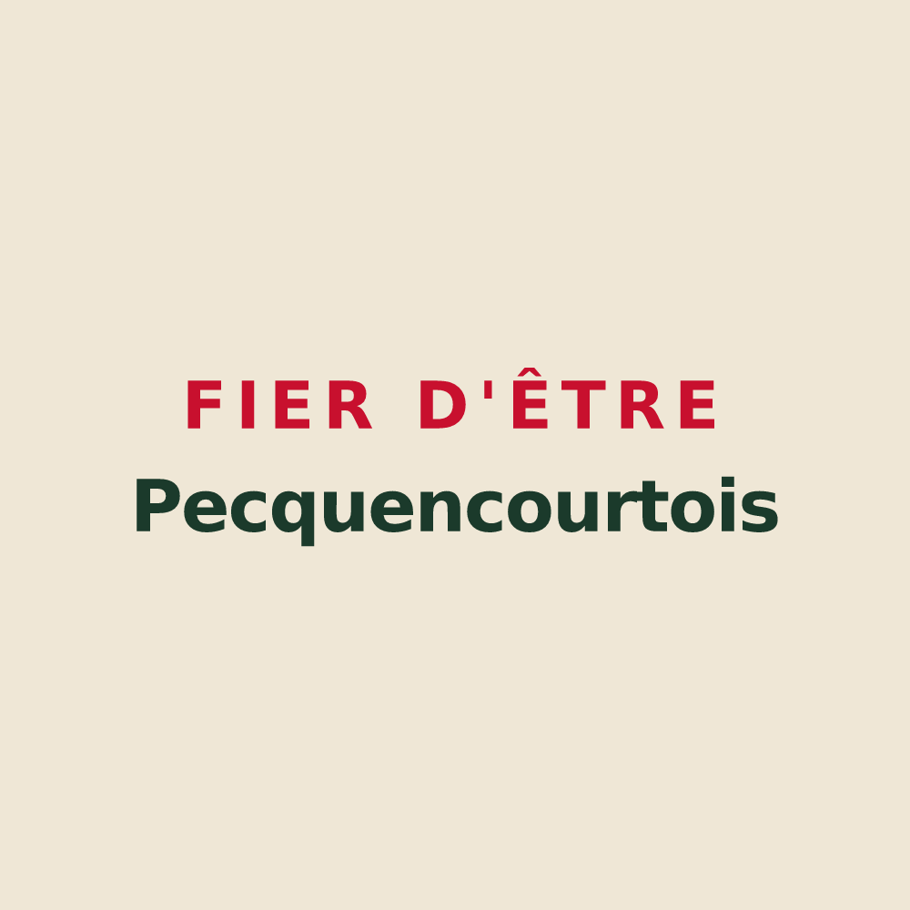 Tote bag « Fier d'être Pecquencourtois » — design pour Pecquencourt