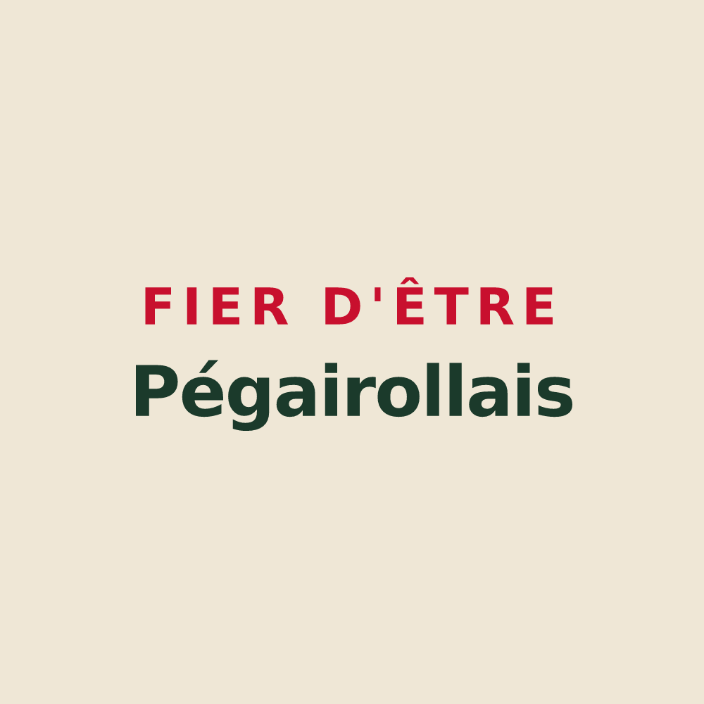 Tote bag « Fier d'être Pégairollais » — design pour Pégairolles-de-l'Escalette