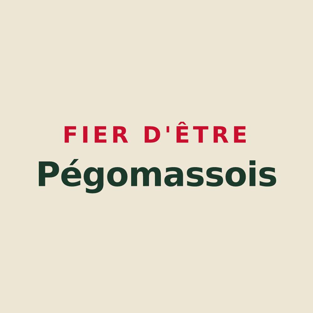 Tote bag « Fier d'être Pégomassois » — design pour Pégomas