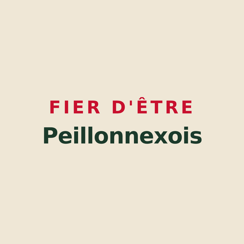 Tote bag « Fier d'être Peillonnexois » — design pour Peillonnex
