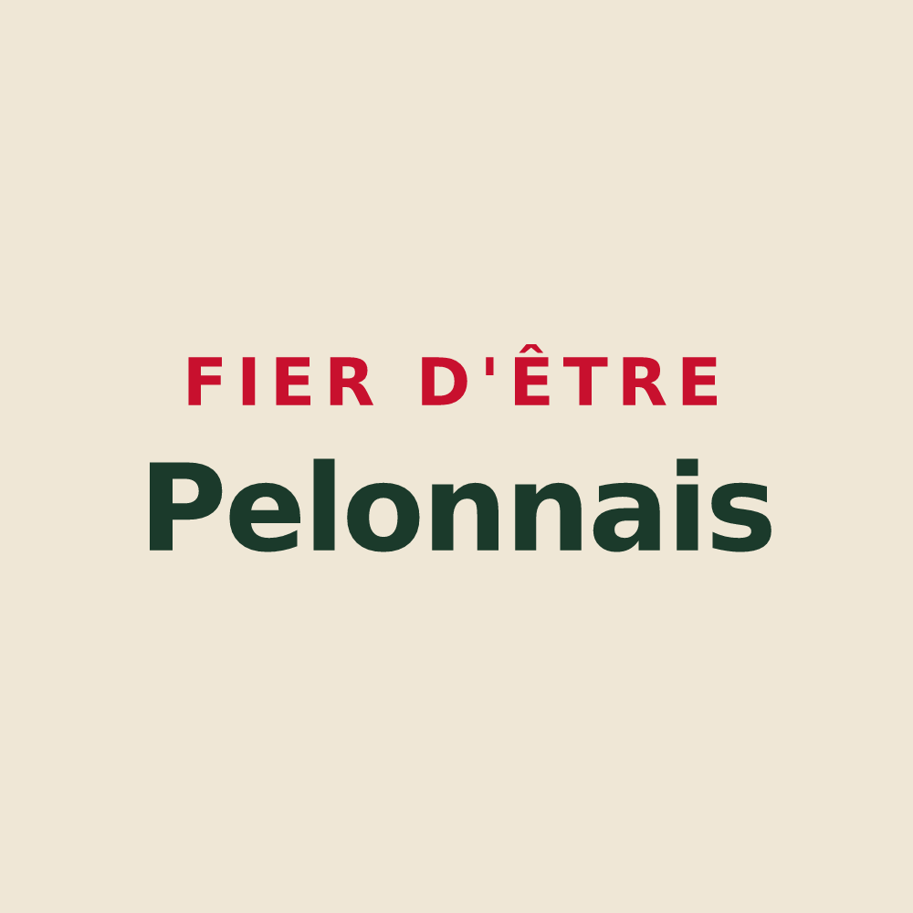 Tote bag « Fier d'être Pelonnais » — design pour Pelonne