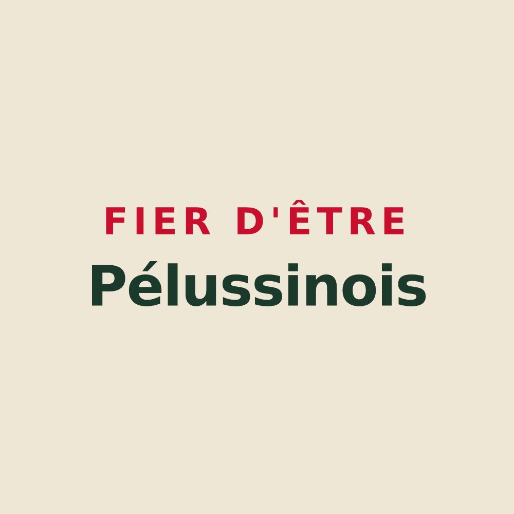 Tote bag « Fier d'être Pélussinois » — design pour Pélussin