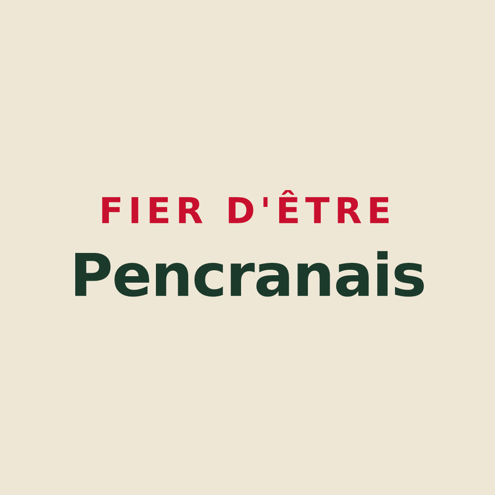 Tote bag « Fier d'être Pencranais » — design pour Pencran