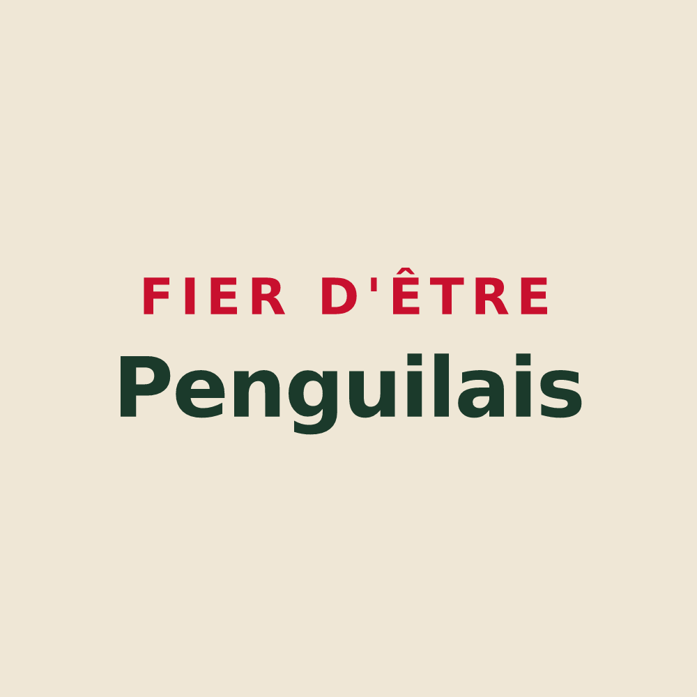 Tote bag « Fier d'être Penguilais » — design pour Penguily
