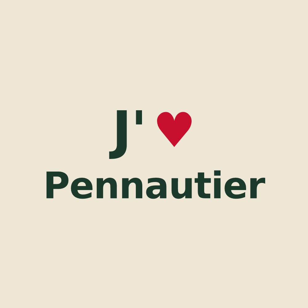 Tote bag personnalisé Pennautier — design J'aime Pennautier