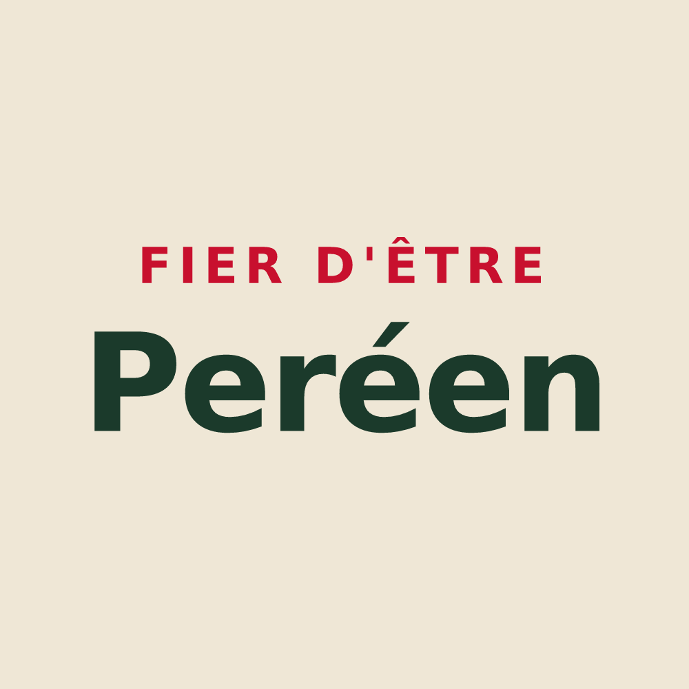Tote bag « Fier d'être Peréen » — design pour Peray