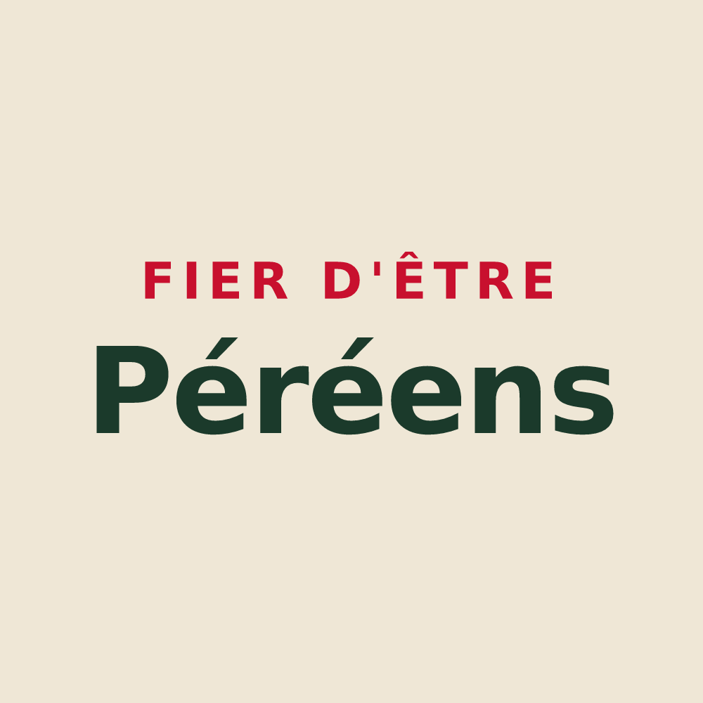 Tote bag « Fier d'être Péréens » — design pour Péré
