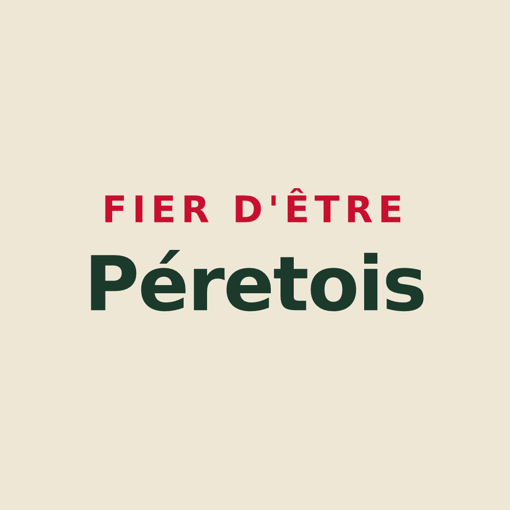 Tote bag « Fier d'être Péretois » — design pour Péret