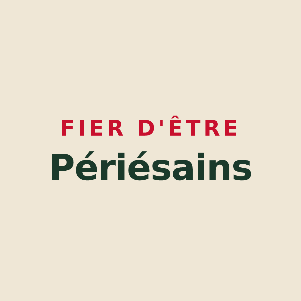 Tote bag « Fier d'être Périésains » — design pour Périers-sur-le-Dan