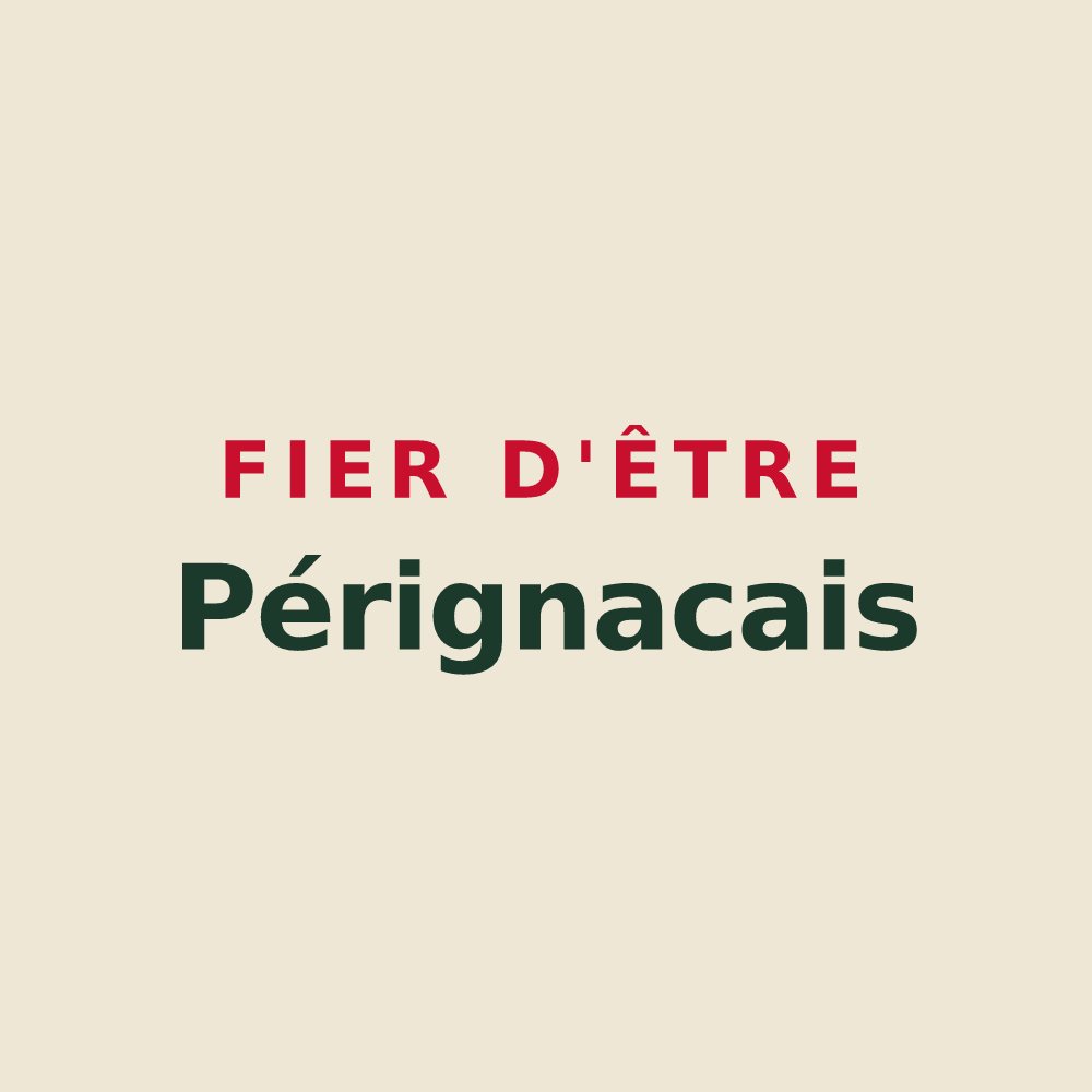 Tote bag « Fier d'être Pérignacais » — design pour Pérignac