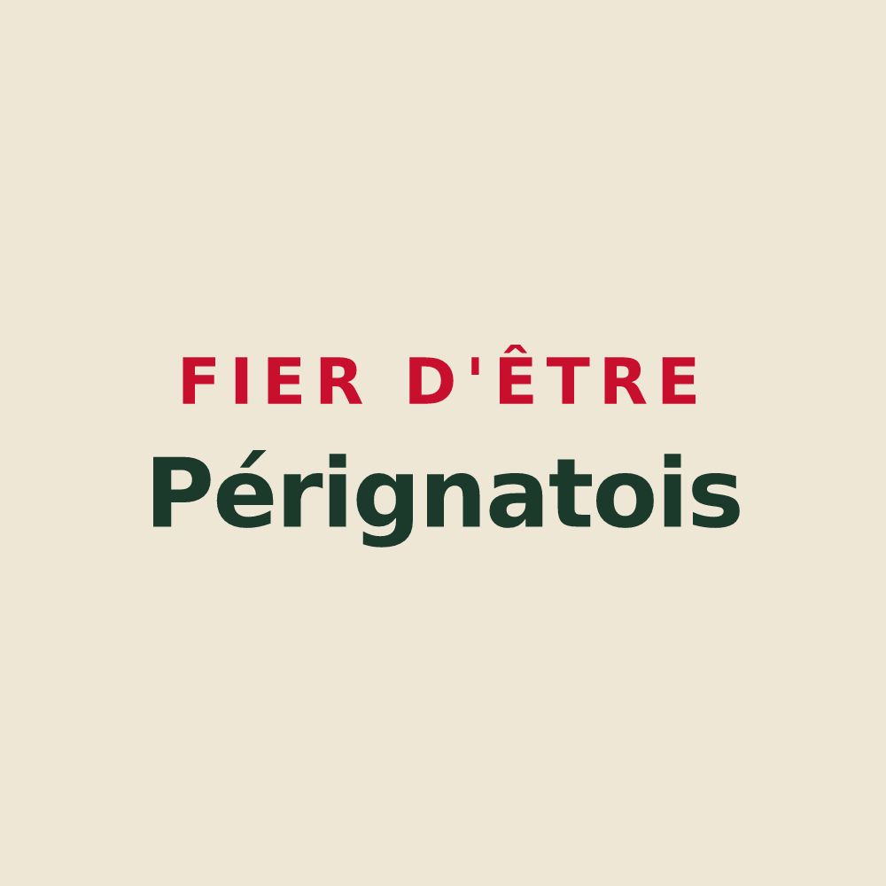 Tote bag « Fier d'être Pérignatois » — design pour Pérignat-lès-Sarliève