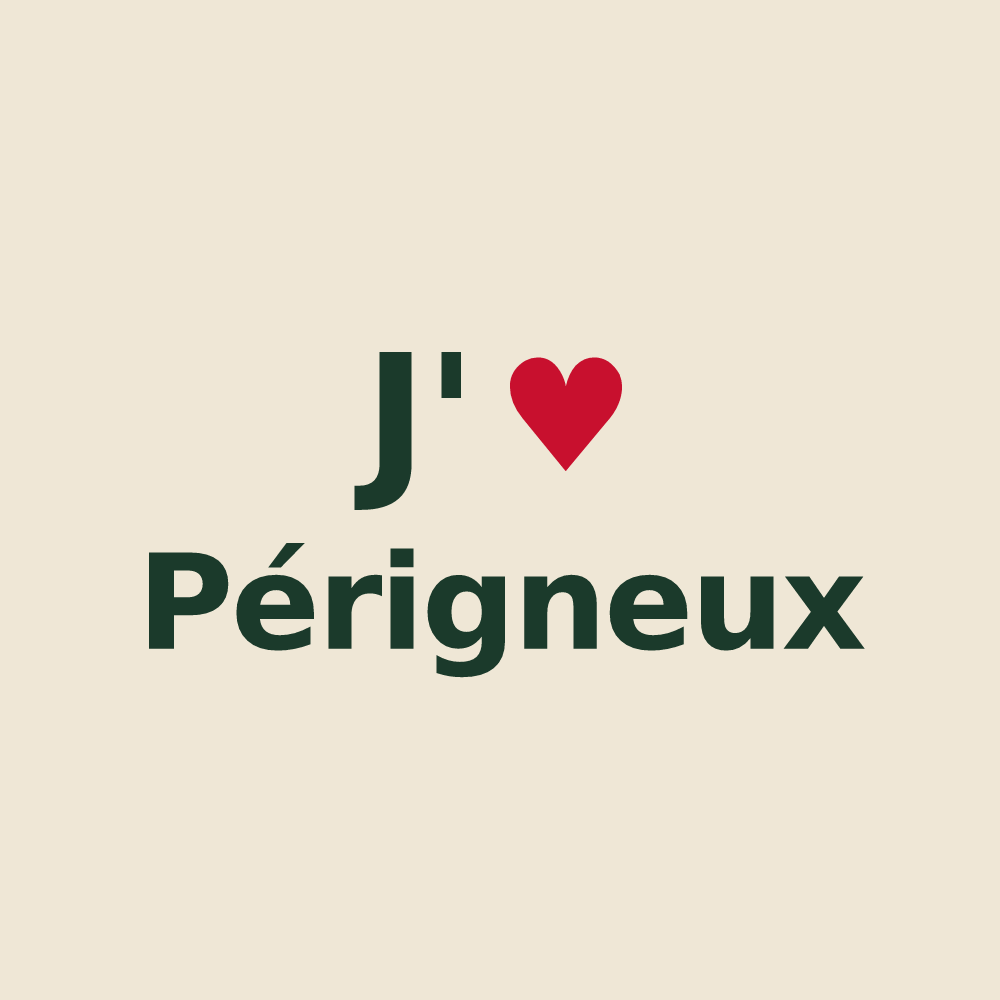 Tote bag personnalisé Périgneux — design J'aime Périgneux