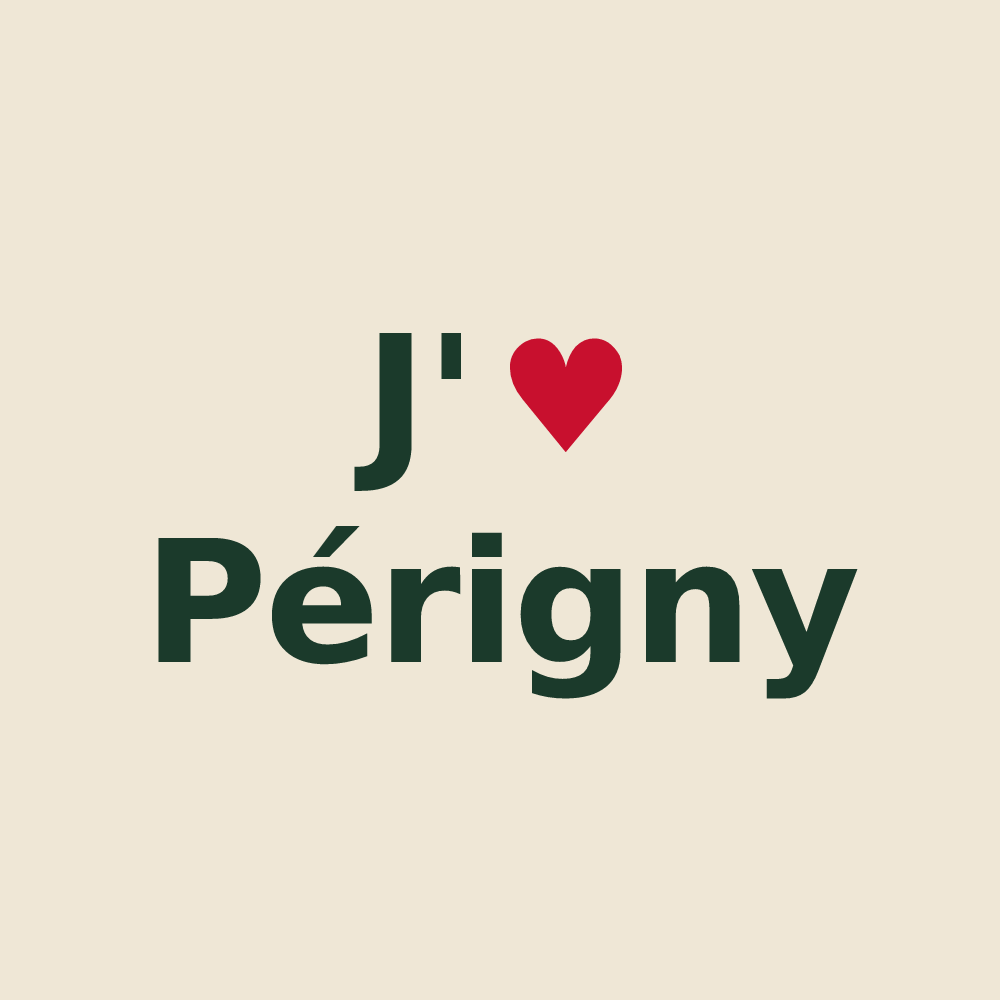 Tote bag personnalisé Périgny — design J'aime Périgny