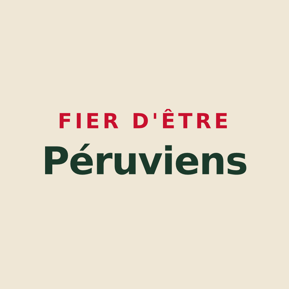 Tote bag « Fier d'être Péruviens » — design pour Périgny
