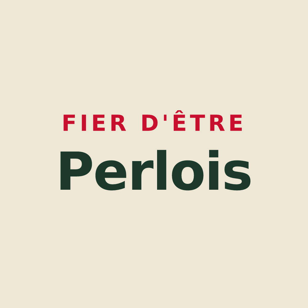 Tote bag « Fier d'être Perlois » — design pour Perles-et-Castelet