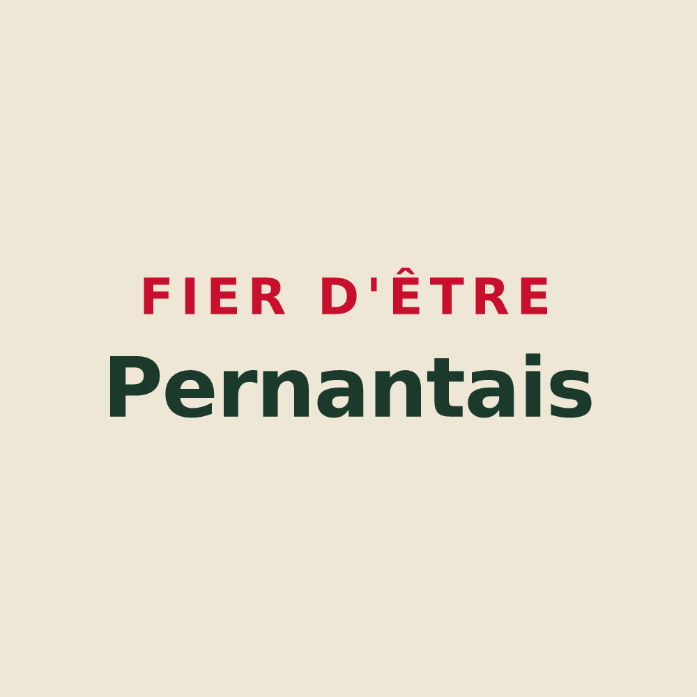Tote bag « Fier d'être Pernantais » — design pour Pernant