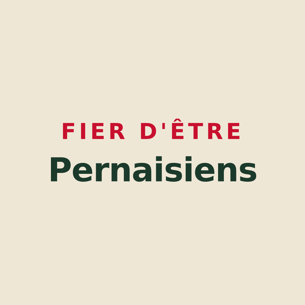 Tote bag « Fier d'être Pernaisiens » — design pour Pernay