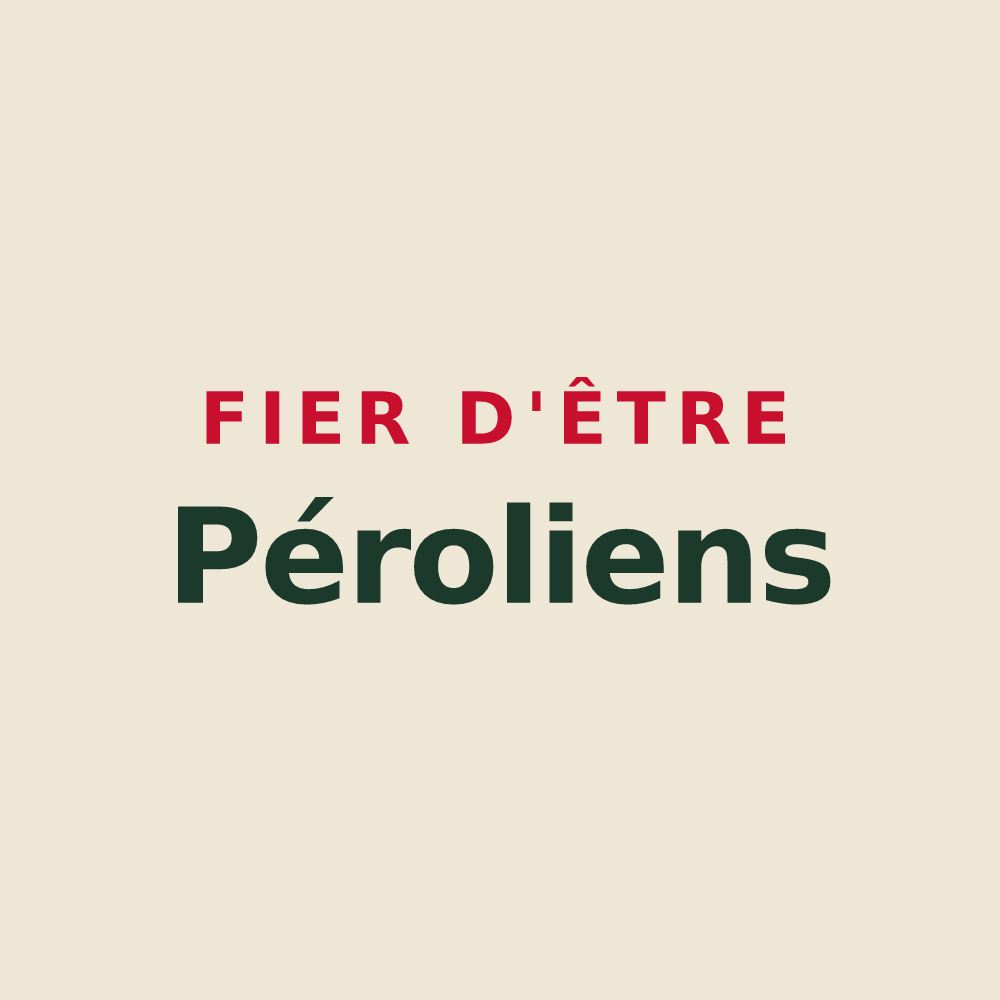 Tote bag « Fier d'être Péroliens » — design pour Pérols
