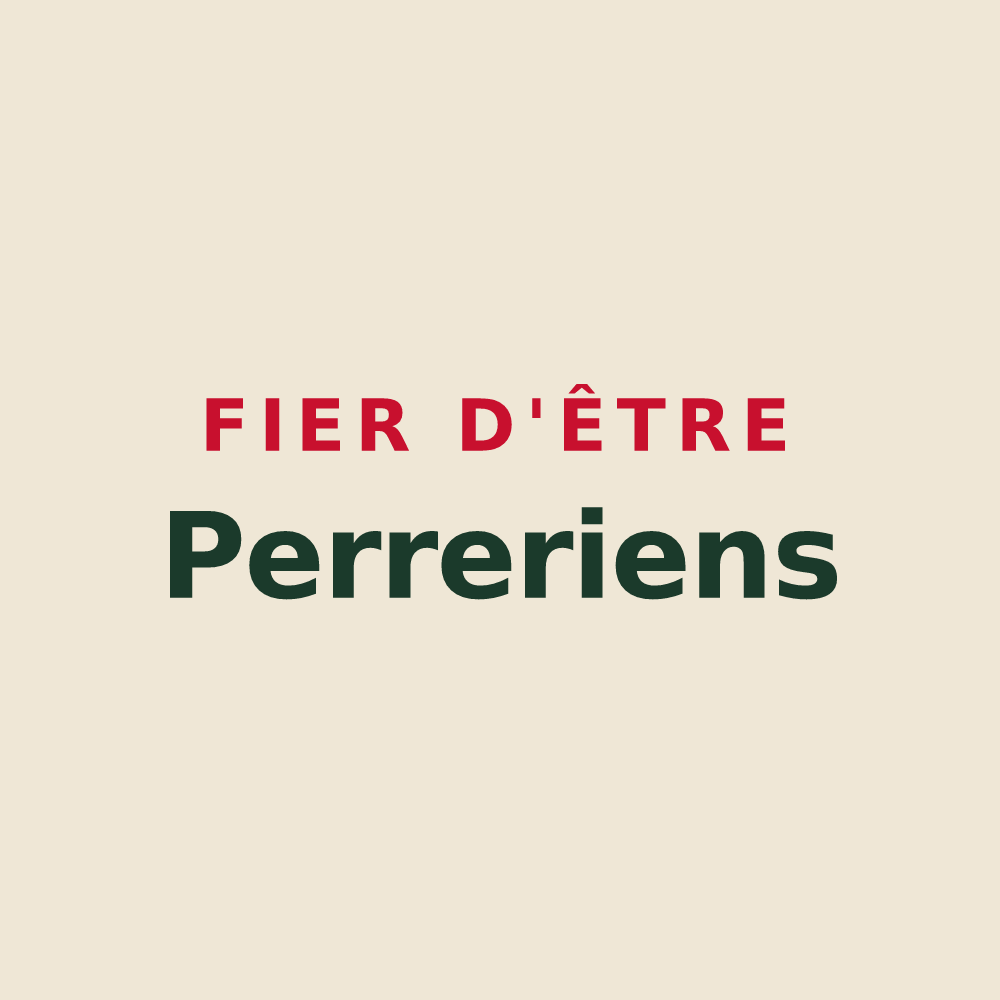 Tote bag « Fier d'être Perreriens » — design pour Perrières