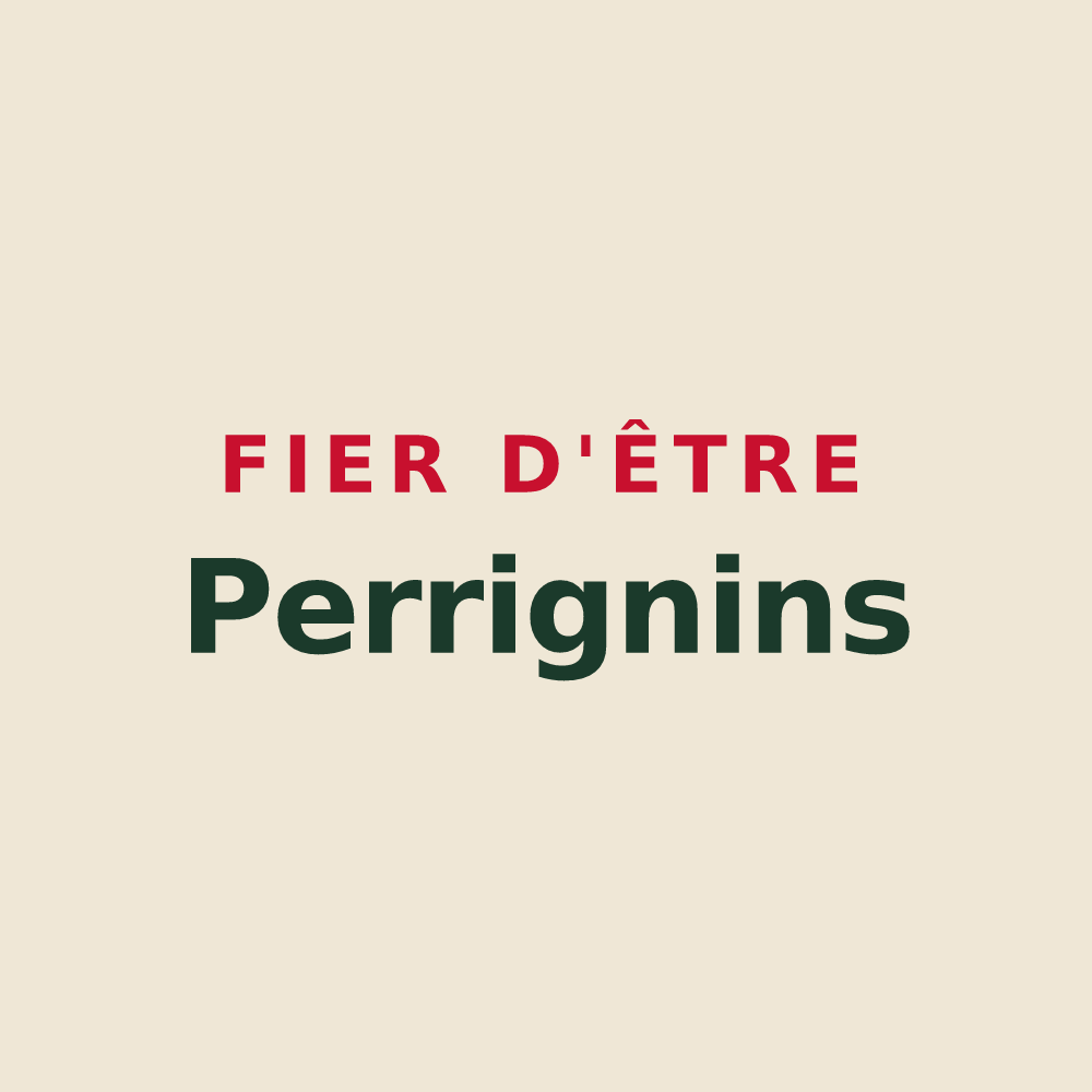 Tote bag « Fier d'être Perrignins » — design pour Perrignier