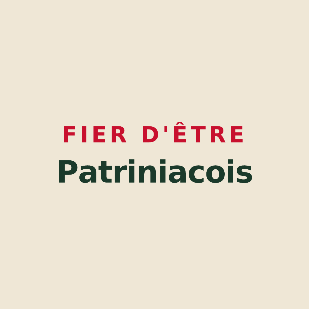 Tote bag « Fier d'être Patriniacois » — design pour Perrigny-sur-Loire