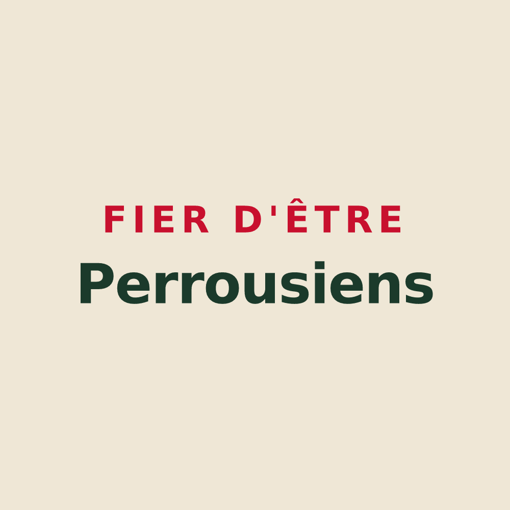 Tote bag « Fier d'être Perrousiens » — design pour Perrouse
