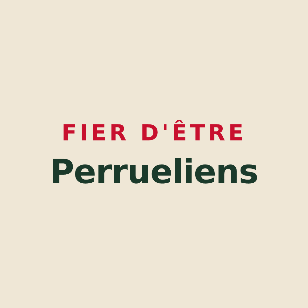 Tote bag « Fier d'être Perrueliens » — design pour Perruel