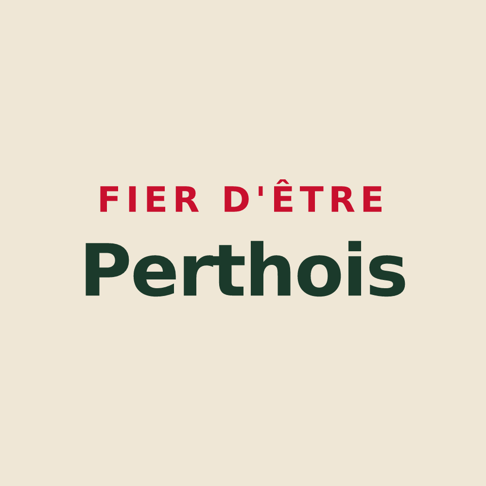 Tote bag « Fier d'être Perthois » — design pour Perthes