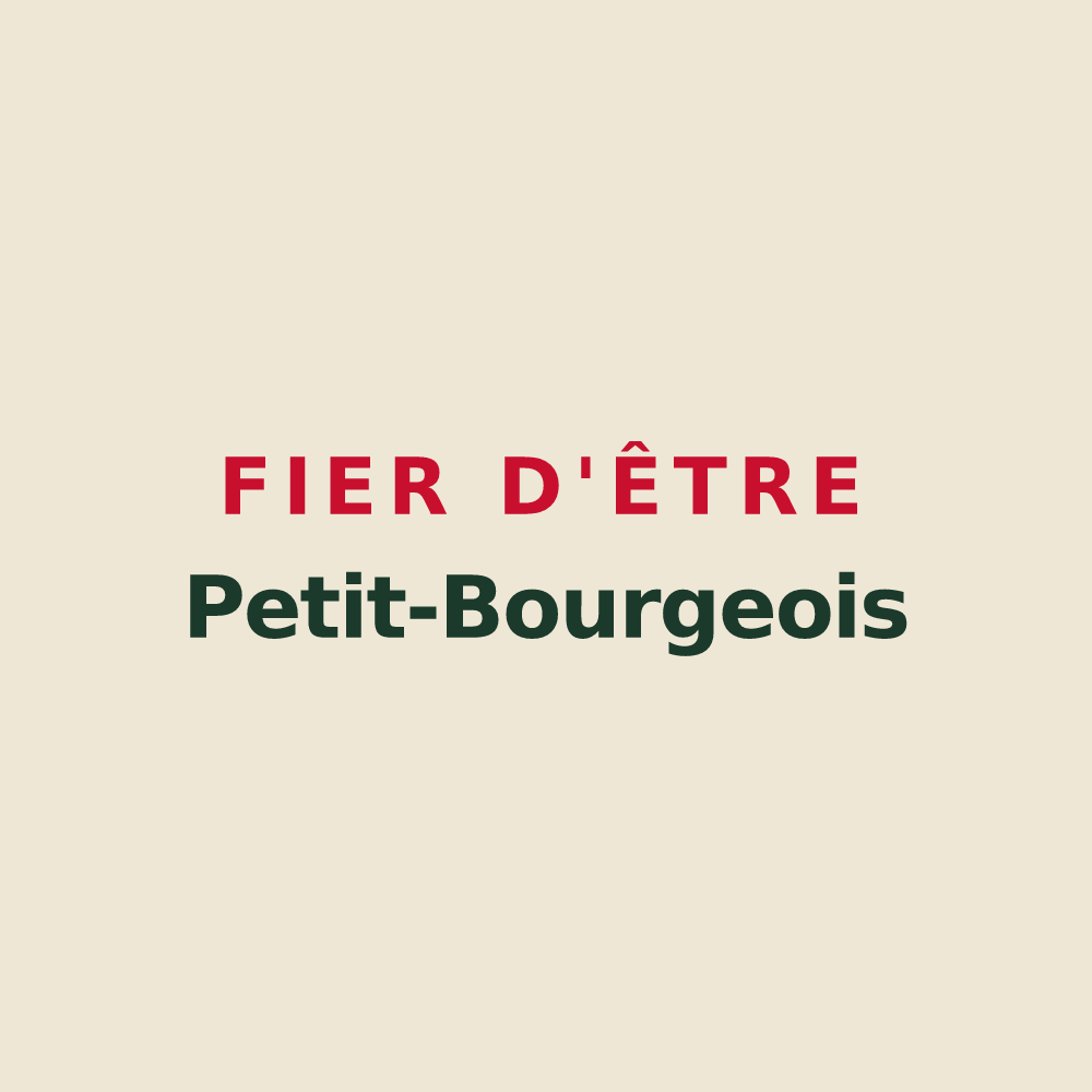Tote bag « Fier d'être Petit-Bourgeois » — design pour Petit-Bourg