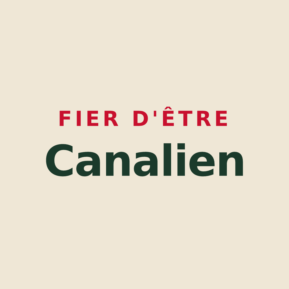 Tote bag « Fier d'être Canalien » — design pour Petit-Canal