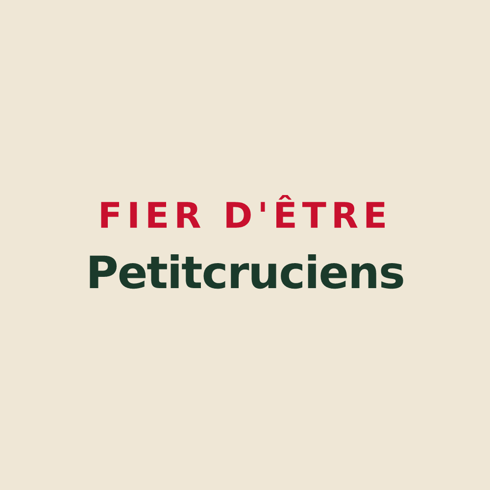 Tote bag « Fier d'être Petitcruciens » — design pour Petit-Croix