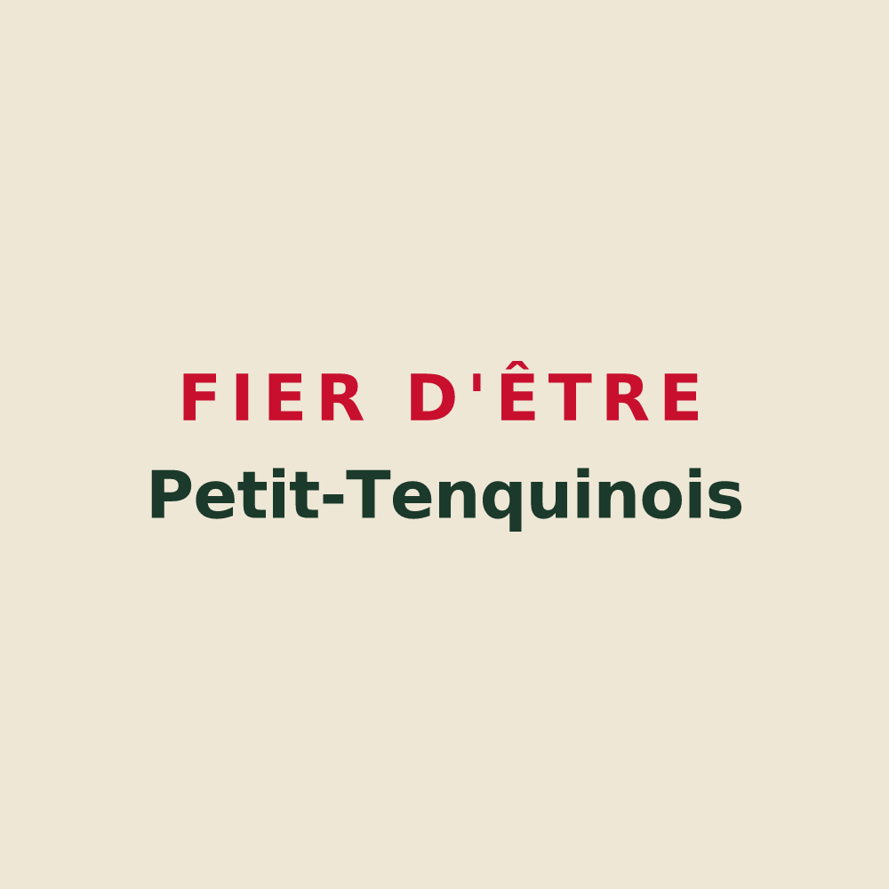 Tote bag « Fier d'être Petit-Tenquinois » — design pour Petit-Tenquin