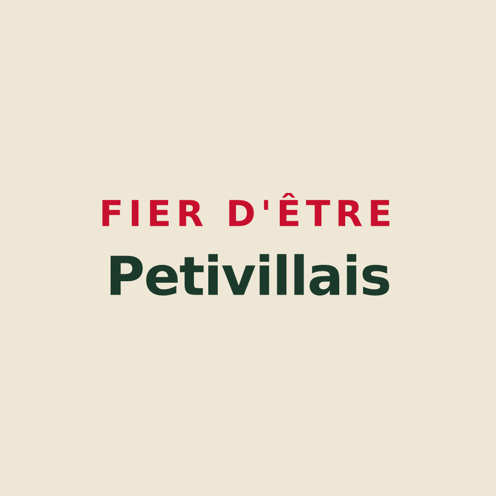 Tote bag « Fier d'être Petivillais » — design pour Petiville